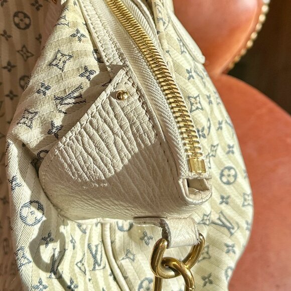 LOUIS VUITTON Monogram Mini Lin Croisette Marina GM Hand Bag satchel - Picture 4 of 15